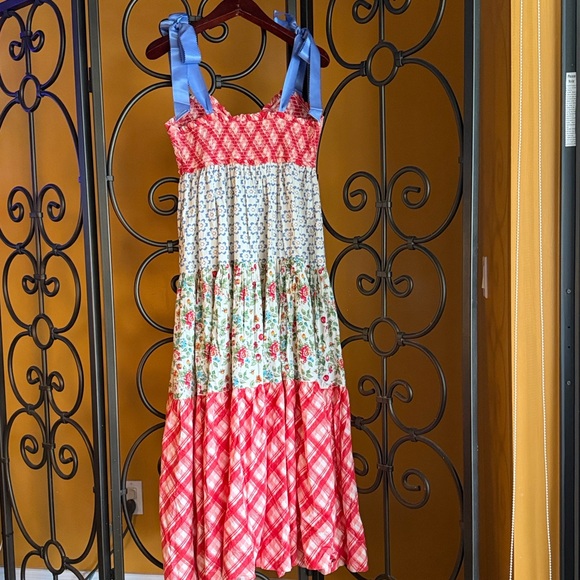 FREE PEOPLE Bluebell Mixed Print Cotton Maxi Dress - Picture 5 of 17